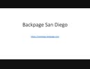 Backpage San Diego