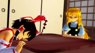 霊夢と魔理沙でレイマリっぽい紙芝居８