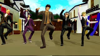 【MMD】銀魂真選組～USA幾三バージョン～