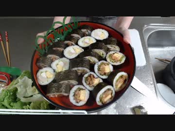 巻き寿司作ったよ（◕ᕙᕗ◕）