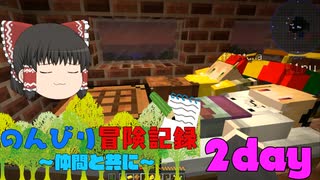 [Minecraft]のんびり冒険記録～仲間と共に～[ゆっくり実況]　day2