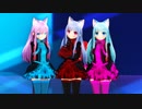 【MMD】メアちゃんズで『Dream Fighter』