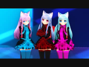 【MMD】メアちゃんズで『Dream Fighter』