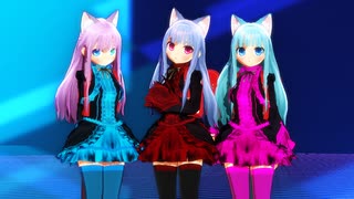 【MMD】メアちゃんズで『Dream Fighter』