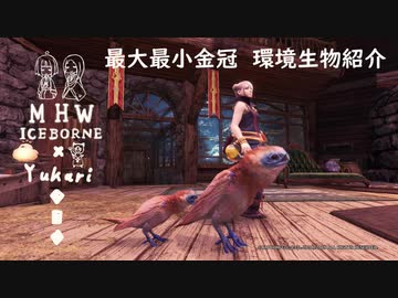 【MHWI】環境生物最大最小金冠紹介10トウゲンチョウ
