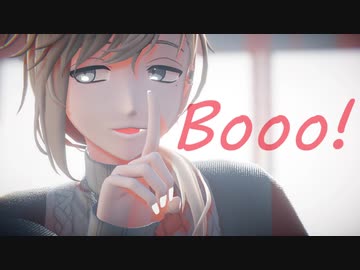 【にじさんじMMD】　Booo!　【叶】