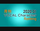 月刊VOCAL Characterランキング 2020年1月号
