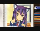 【けいおん！】あずにゃんを描いてみた！(模写)