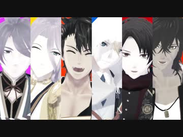 【MMD刀剣乱舞】エンヴィキャットウォーク【初期刀組with大倶利伽羅】