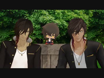 【MMD刀剣乱舞】うちの大倶利伽羅にカッコよく（？）エアボしてもらった【EVERYBODY】