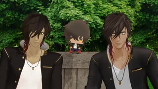 【MMD刀剣乱舞】うちの大倶利伽羅にカッコよく（？）エアボしてもらった【EVERYBODY】