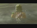 野生化したロバが泳げるか気になったので、ロバを川に落としてみた