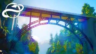 #7 新エリアへの入り口！大きな谷に橋を架けよう 前編【Planet Zoo・建築実況】