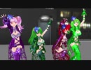 【GUMI　櫻花アリス　重音テト　小春音アミ】ポーカーフェイス【MMD】