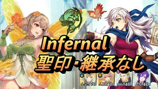 【FEH】絆英雄戦 ミカヤ＆サザ インファナル 配布のみ 聖印・継承なし