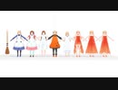 【APヘタリアMMD】英娘衣装追加のお知らせ【りお式】