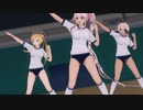 【MMD】体操服コスな由良・島風・阿武隈で「ワールドワイドフェスティバル 」（艦これ）【2K】
