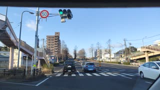 仙台近辺車載動画シリーズ　98　南光台、地下鉄旭ヶ丘駅、科学館前、桜ケ丘あたり　20200101