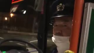 ホモガキVSバスの運転手