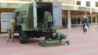 新機軸の自走迫撃砲『機動迫撃砲システム』（mobile mortar system）