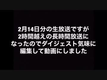 どどりあの生放送2月14日分