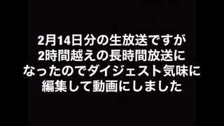 どどりあの生放送2月14日分