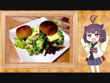 約半年で40kg痩せた時によく食べてたサンドイッチを作るよ！【1分弱料理祭】