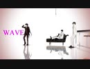 【MMD文アル】WAVE【松/芥/菊】