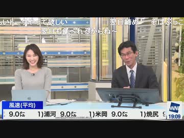 最新気象解説 今日の夕ご飯何を食べたいですか？ (2020-02-19)