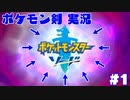 【実況】ポケットモンスター剣ジウム　1日目