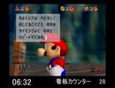 マリオ64　看板を全部読む　RTA　27:27