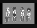 【手描きあんスタ】2-Bで肝試し②【真緒&凛月編】