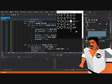 パズドラを小一時間で作ってみたⅡ【プログラミング実況】
