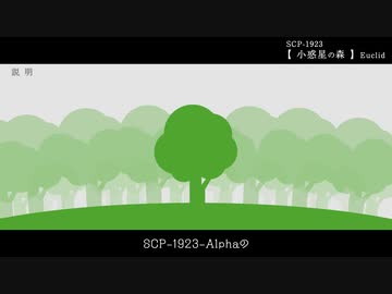 SCP-1923【小惑星の森】 [ゆっくり動いて解説］