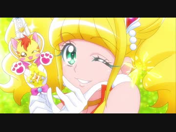 キュアスパークル変身＆必殺