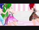 【重音テト　櫻花アリス　音街ウナ】 Booo【MMD】