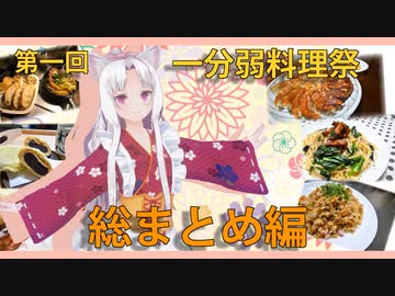 【1分弱料理祭】イタコ姉さんと一分弱料理祭【総まとめ編】