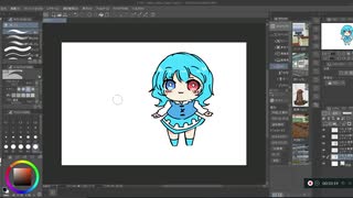 【デフォルメ】多々良小傘ちゃん描いてみた【メイキング】