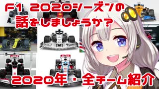 【紲星あかり】F1 2020シーズンの話をしましょうか？「開幕直前！2020年・全チーム紹介」