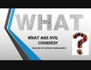 What are NVQ Courses