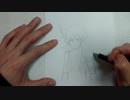 FF7 クラウドをシャーペン一本で描いてみた