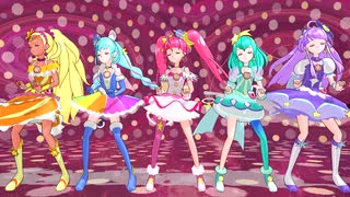 【MMD スター☆トゥインクルプリキュア】みんなで『Crab Rave』