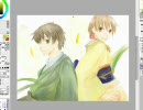 動画初心者が描いてみた(オリジナル)：ＰＣが頑張りました。