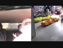 生きたまま死体袋に入れられる