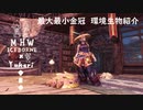 【MHWI】環境生物最大最小金冠紹介24キンパクカブトガニ