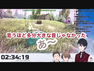 【にじさんじ切り抜き】ARK配信でミュートを忘れて鼻をかみ乙女になる社長【加賀美ハヤト/夢追翔】