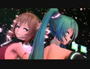 【MikuMikuDance】 セクシーな大人ミクさんとテトちゃんで 『 Deal with the devil 』