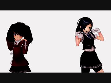 【MMD艦これ】駆逐艦黒潮と龍驤でてるみい