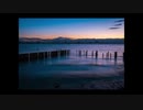 【千葉県】海中電柱が撤去された夕焼けの江川海岸で途方にくれる俺【写真】