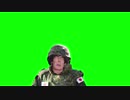 軍服に身を包んだ屋上自衛隊第２師団BB